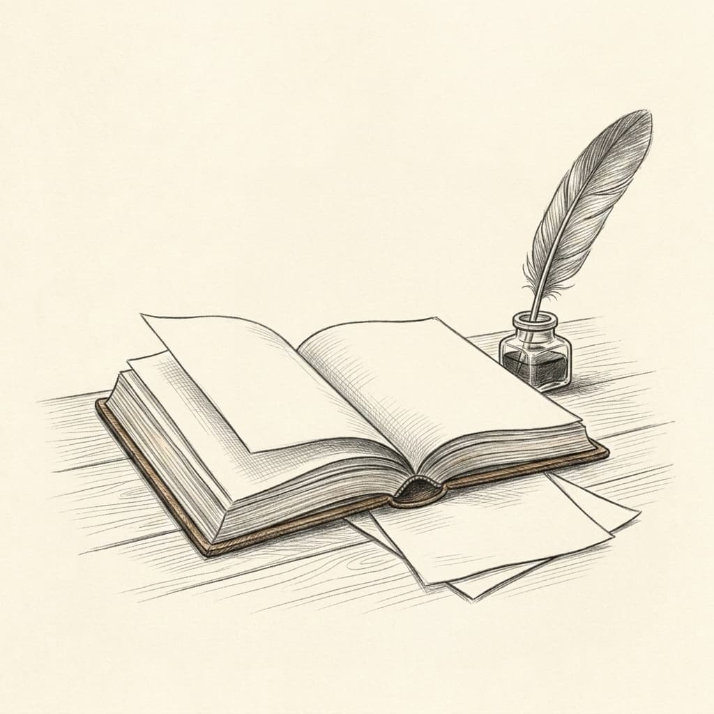 Graphite atelier study for Armenian Language, Literature & Cultural Heritage