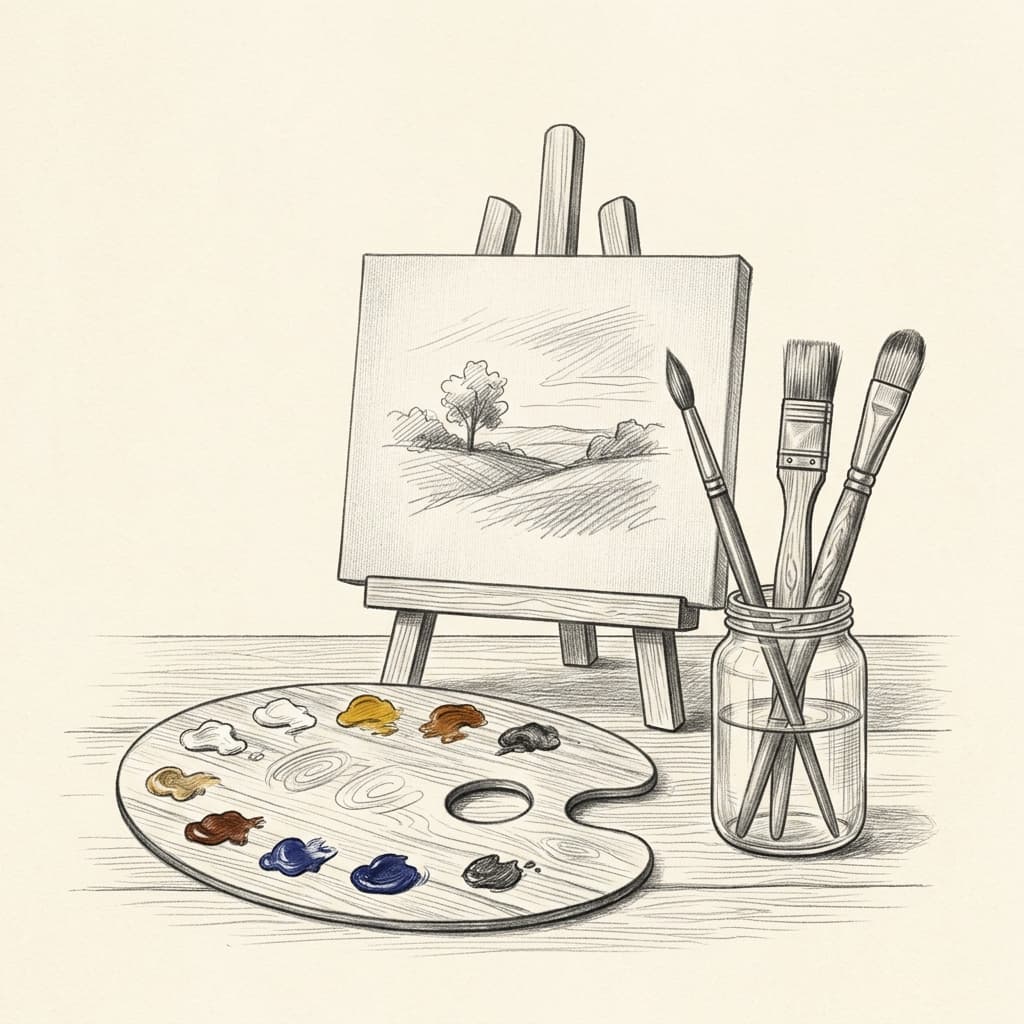 Graphite atelier study for Visual Arts & Art History